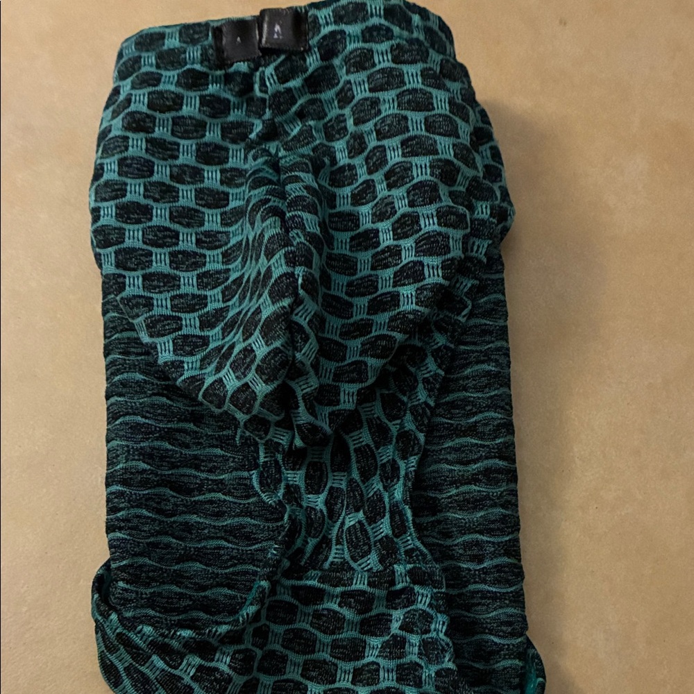 Ikingsky Men's Patterned Bikini in Teal and Black S - Picture 5 of 7
